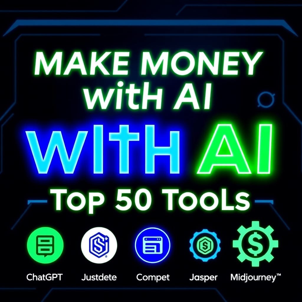 How to Use the Top 50 AI Tools to Make Money in 2025