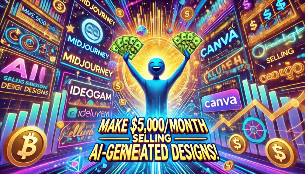 How to Make $5,000/Month Selling AI-Generated Designs