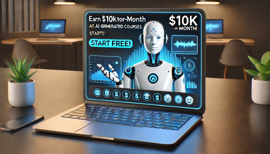 Make money with AI Generated Courses with AI tools