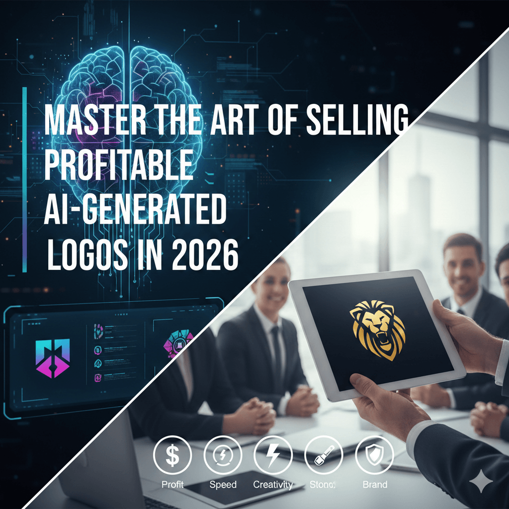 Master The Art of Selling Vectorized Profitable AI-Generated Logos In 2026